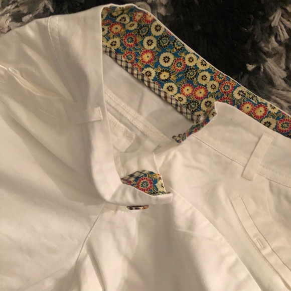 White Denim Shorts - Picture 3 of 3